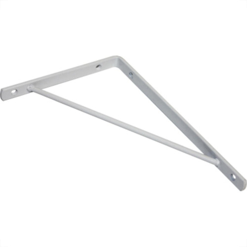 Cantoneira Mao Francesa Overtime Leve Branco 20Cm - Kit C/12 Unidades Cantoneira Mao Francesa Overtime Leve Branco 20Cm - Kit C/12 Unidades