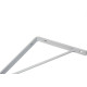 Cantoneira Mao Francesa Overtime Leve Branco 20Cm - Kit C/12 Unidades Cantoneira Mao Francesa Overtime Leve Branco 20Cm - Kit C/12 Unidades