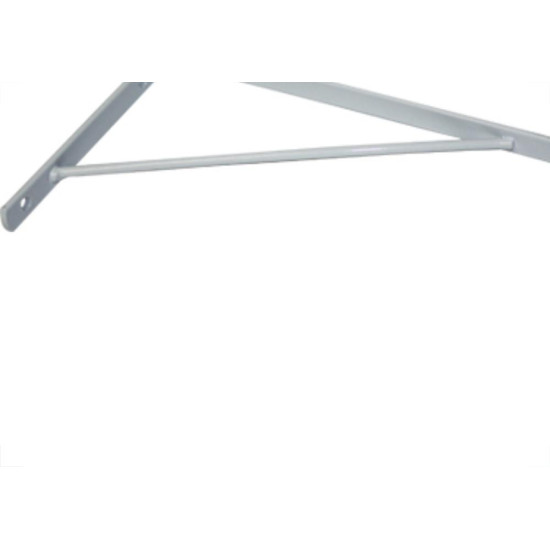 Cantoneira Mao Francesa Overtime Leve Branco 25Cm - Kit C/12 Unidades Cantoneira Mao Francesa Overtime Leve Branco 25Cm - Kit C/12 Unidades