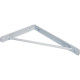 Cantoneira Mao Francesa Overtime Reforc Branco 20Cm - Kit C/12 Unidades Cantoneira Mao Francesa Overtime Reforc Branco 20Cm - Kit C/12 Unidades