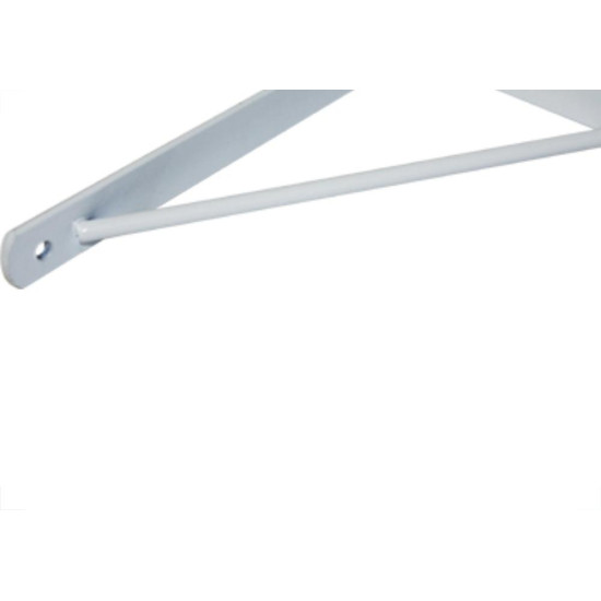 Cantoneira Mao Francesa Overtime Reforc Branco 20Cm - Kit C/12 Unidades Cantoneira Mao Francesa Overtime Reforc Branco 20Cm - Kit C/12 Unidades