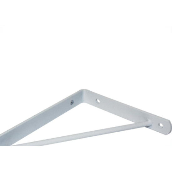 Cantoneira Mao Francesa Overtime Reforc Branco 20Cm - Kit C/12 Unidades Cantoneira Mao Francesa Overtime Reforc Branco 20Cm - Kit C/12 Unidades