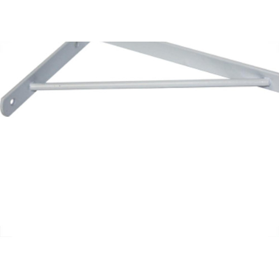 Cantoneira Mao Francesa Overtime Reforc Branco 25Cm - Kit C/12 Unidades Cantoneira Mao Francesa Overtime Reforc Branco 25Cm - Kit C/12 Unidades