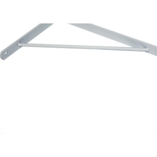 Cantoneira Mao Francesa Overtime Reforc Branco 30Cm - Kit C/12 Unidades Cantoneira Mao Francesa Overtime Reforc Branco 30Cm - Kit C/12 Unidades