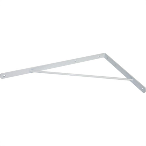 Cantoneira Mao Francesa Overtime Reforc Branco 40Cm - Kit C/12 Unidades Cantoneira Mao Francesa Overtime Reforc Branco 40Cm - Kit C/12 Unidades