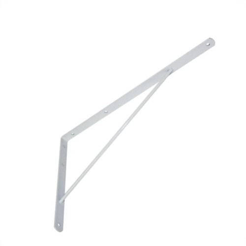 Cantoneira Mao Francesa Overtime Reforc Branco 40Cm - Kit C/12 Unidades Cantoneira Mao Francesa Overtime Reforc Branco 40Cm - Kit C/12 Unidades