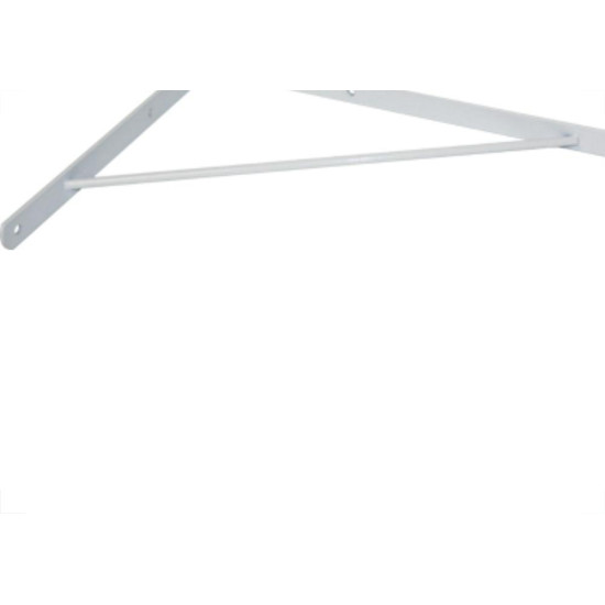 Cantoneira Mao Francesa Overtime Reforc Branco 40Cm - Kit C/12 Unidades Cantoneira Mao Francesa Overtime Reforc Branco 40Cm - Kit C/12 Unidades