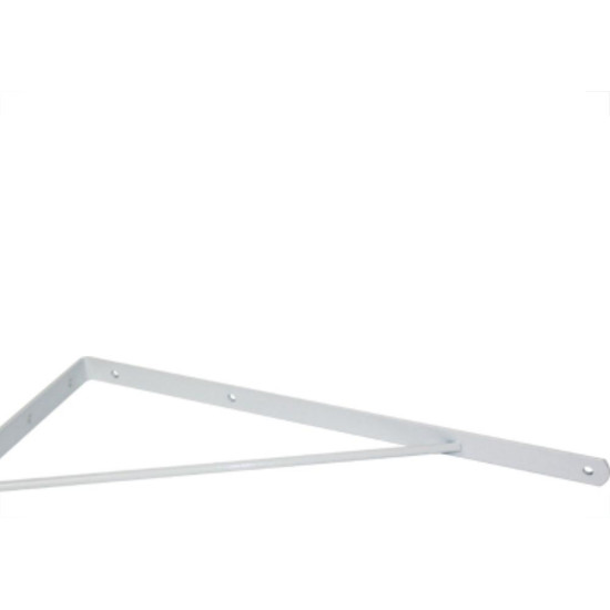 Cantoneira Mao Francesa Overtime Reforc Branco 40Cm - Kit C/12 Unidades Cantoneira Mao Francesa Overtime Reforc Branco 40Cm - Kit C/12 Unidades