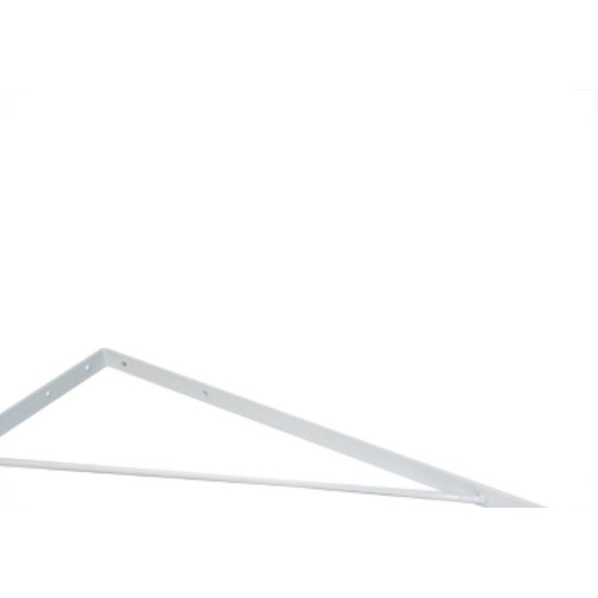 Cantoneira Mao Francesa Overtime Reforc Branco 50Cm - Kit C/12 Unidades Cantoneira Mao Francesa Overtime Reforc Branco 50Cm - Kit C/12 Unidades