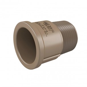 Adaptador Curto Fortlev 2 Marrom - Kit C/10 Unidades