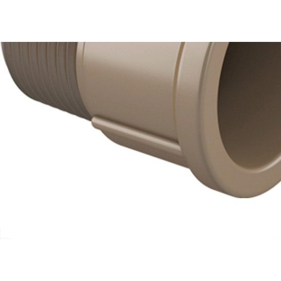 Adaptador Curto Fortlev 2 Marrom - Kit C/10 Unidades