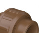 Uniao Fortlev PVC Liso Liso 1/2 Marrom Uniao Fortlev PVC Liso Liso 1/2 Marrom