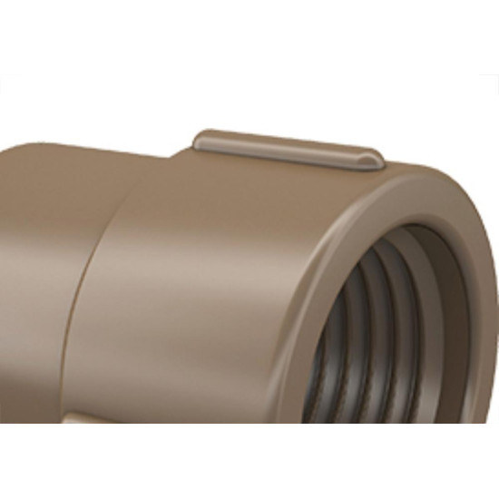 Luva Lr Fortlev 3/4 X 1/2 Marrom - Kit C/30 Unidades Luva Lr Fortlev 3/4 X 1/2 Marrom - Kit C/30 Unidades