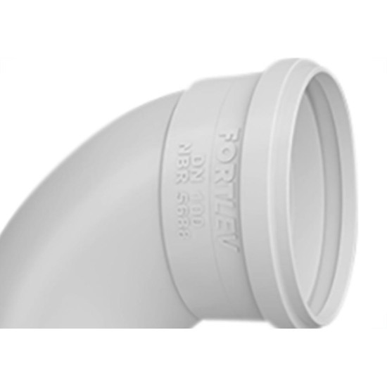 Curva Fortlev Esgoto Curta 75X90 Curva Fortlev Esgoto Curta 75X90