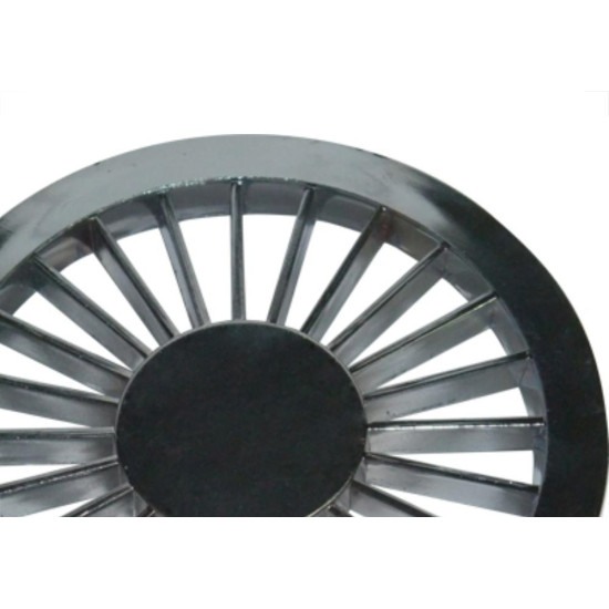 Grelha Plast Red Cromado 10X10 Lucon