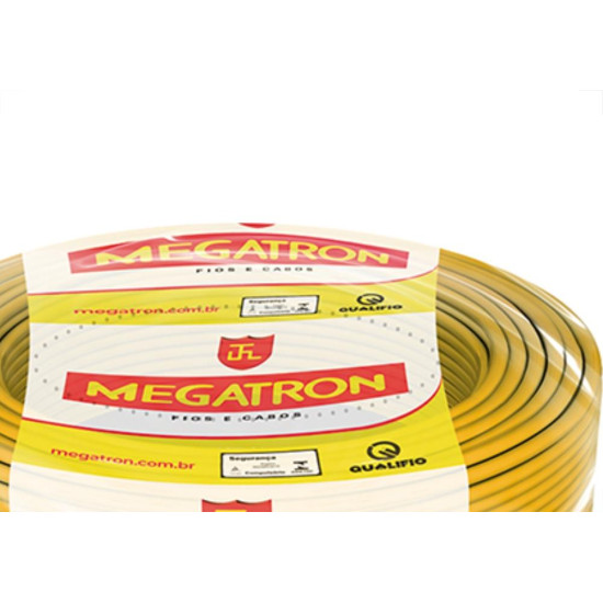 Fio Cabo Auto Megatron 2.50 Amarelo