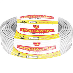 Fio Cabo Auto Megatron 4.00 Branco