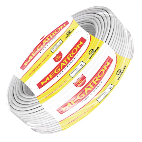 Fio Cabo Auto Megatron 4.00 Branco