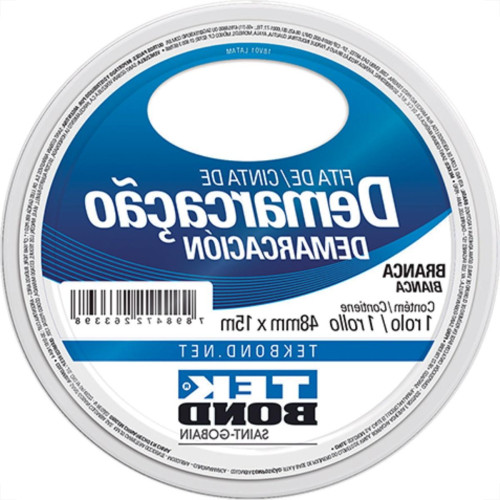 Fita Ades Demarcacao Tekbond Branco 48Mmx15M Fita Ades Demarcacao Tekbond Branco 48Mmx15M