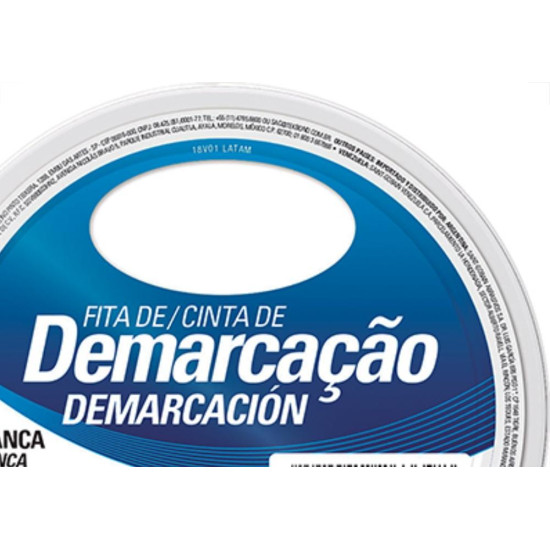 Fita Ades Demarcacao Tekbond Branco 48Mmx15M Fita Ades Demarcacao Tekbond Branco 48Mmx15M