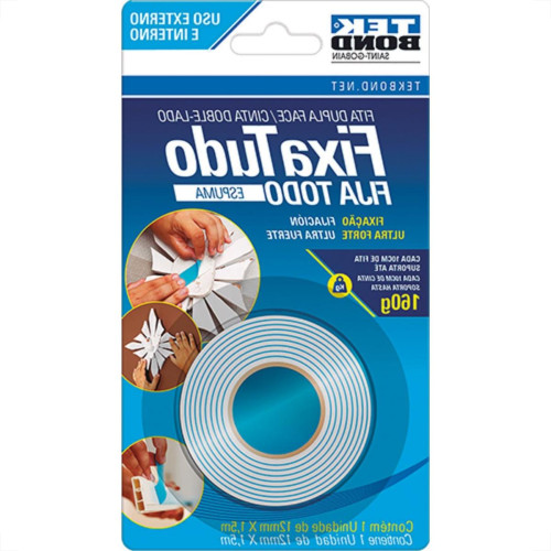 Fita Dupla-Face Tekbond Espuma 12Mmx1,5 Fita Dupla-Face Tekbond Espuma 12Mmx1,5