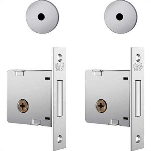 Trava Stam Quadr.1004 Cromado Inox Par Trava Stam Quadr.1004 Cromado Inox Par