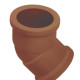 Cotovelo Corr Plastik PVC Liso Liso R 4X45 Marrom Cotovelo Corr Plastik PVC Liso Liso R 4X45 Marrom
