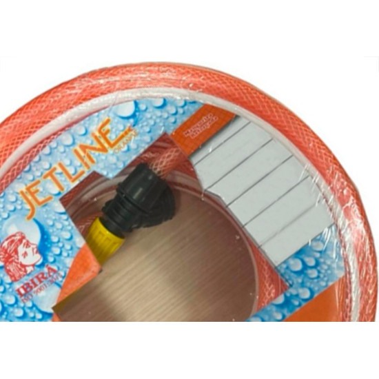Mangueira Malha trançada Laranja Ibira Conjunto 30Mt