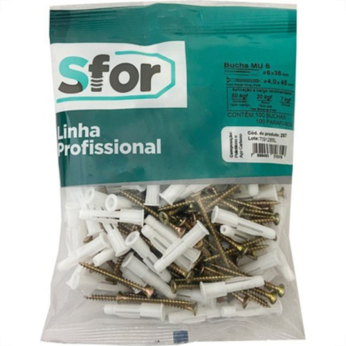 Bucha Fix.Sfor Mu 06 C/100 C/Par Tij.Fur Bucha Fix.Sfor Mu 06 C/100 C/Par Tij.Fur