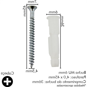 Bucha Fix.Sfor Mu 06 C/100 C/Par Tij.Fur