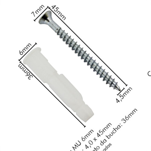 Bucha Fix.Sfor Mu 06 C/100 C/Par Tij.Fur Bucha Fix.Sfor Mu 06 C/100 C/Par Tij.Fur