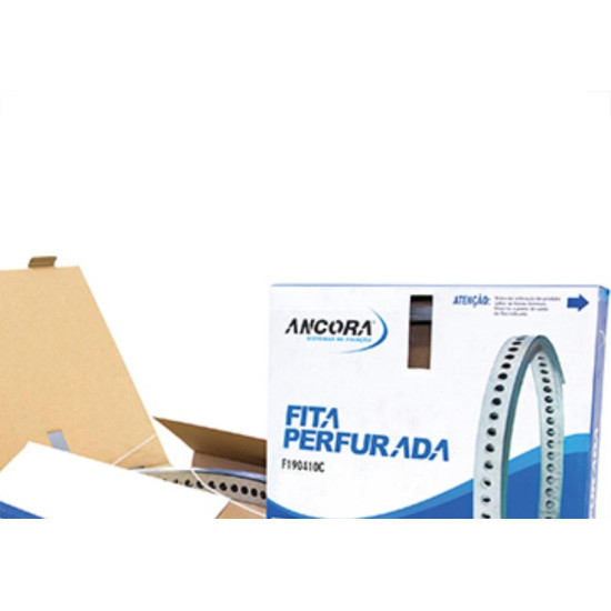 Fita Perfurada 19Mm Caixa C/30Mt Ancora