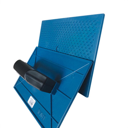 Desempenadeira Pvc Emave Azul Corrugada 18X30 - Kit C/6 Unidades Desempenadeira Pvc Emave Azul Corrugada 18X30 - Kit C/6 Unidades