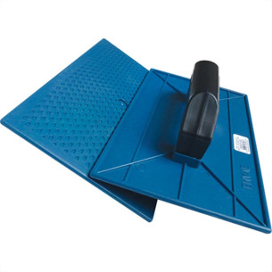 Desempenadeira Pvc Emave Azul Corrugada 22X34