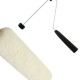 Rolo Compel De La Carneiro+Cabo 23Cm - Kit C/6 Unidades Rolo Compel De La Carneiro+Cabo 23Cm - Kit C/6 Unidades