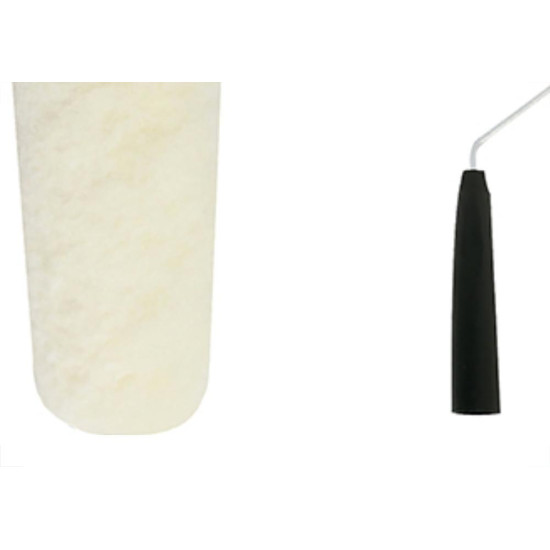 Rolo Compel De La Carneiro+Cabo 23Cm - Kit C/6 Unidades Rolo Compel De La Carneiro+Cabo 23Cm - Kit C/6 Unidades