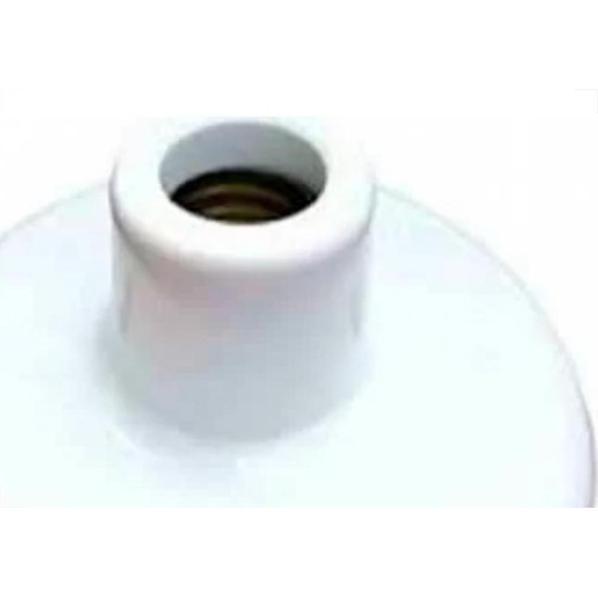 Plafon Decora Pvc Caniello Branco Soquete Porc. Plafon Decora Pvc Caniello Branco Soquete Porc.