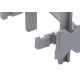 Espacador P/Bloco De Vidro Cinza Deplasti - Kit C/10 Unidades Espacador P/Bloco De Vidro Cinza Deplasti - Kit C/10 Unidades