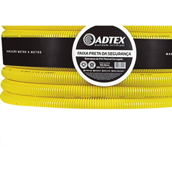 Conduite Corrugado Amarelo.Adtex Antichama D 3/4 R50 Conduite Corrugado Amarelo.Adtex Antichama D 3/4 R50