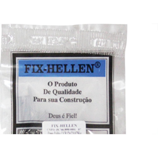 Prego Polido C/Cabeça 12X12 (1,80X28mm) 75Grs - Kit C/10 Pacotes Prego Polido C/Cabeça 12X12 (1,80X28mm) 75Grs - Kit C/10 Pacotes