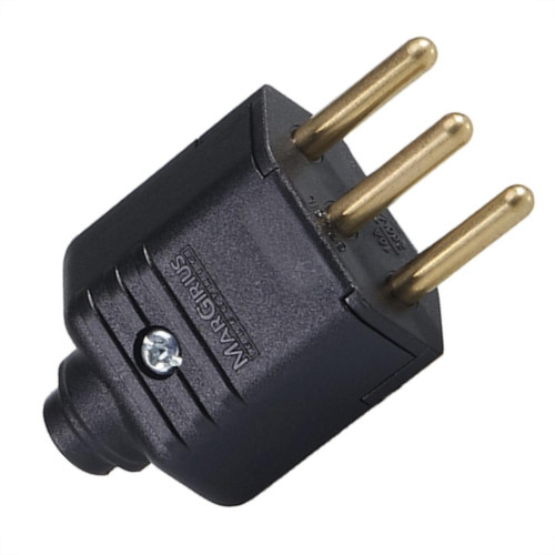 Pino Macho Margirus 2P+T 10A Pr - Kit C/10 Unidades Pino Macho Margirus 2P+T 10A Pr - Kit C/10 Unidades