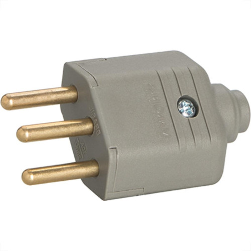 Pino Macho Margirus 2P+T 10A Cinza - Kit C/10 Unidades Pino Macho Margirus 2P+T 10A Cinza - Kit C/10 Unidades