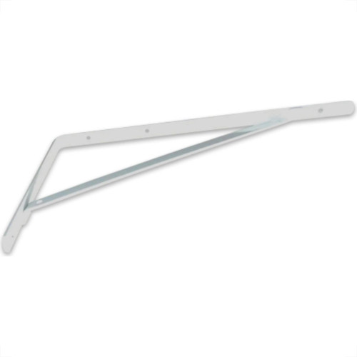 Cantoneira Mao Francesa R.C.A Forte Branco 40Cm - Kit C/12 Unidades Cantoneira Mao Francesa R.C.A Forte Branco 40Cm - Kit C/12 Unidades