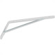 Cantoneira Mao Francesa R.C.A Forte Branco 40Cm - Kit C/12 Unidades Cantoneira Mao Francesa R.C.A Forte Branco 40Cm - Kit C/12 Unidades