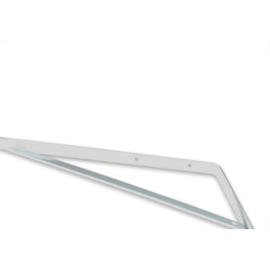 Cantoneira Mao Francesa R.C.A Forte Branco 40Cm - Kit C/12 Unidades Cantoneira Mao Francesa R.C.A Forte Branco 40Cm - Kit C/12 Unidades