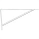 Cantoneira Mao Francesa R.C.A Forte Branco 50Cm - Kit C/12 Unidades Cantoneira Mao Francesa R.C.A Forte Branco 50Cm - Kit C/12 Unidades
