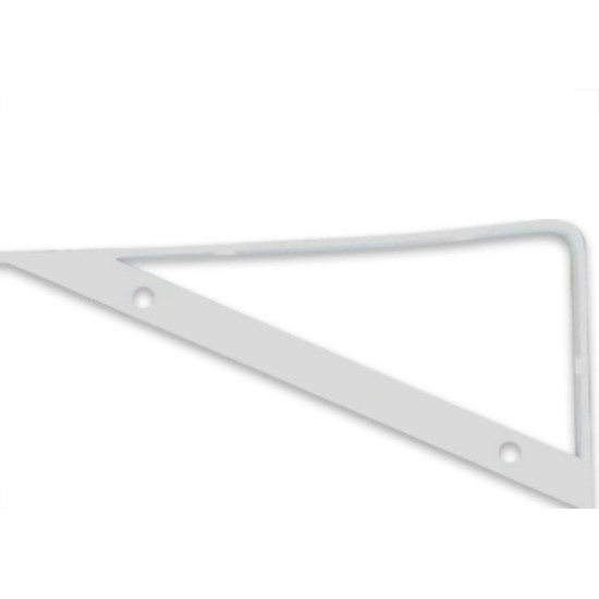 Cantoneira Mao Francesa R.C.A Leve Branco 25Cm - Kit C/12 Unidades Cantoneira Mao Francesa R.C.A Leve Branco 25Cm - Kit C/12 Unidades
