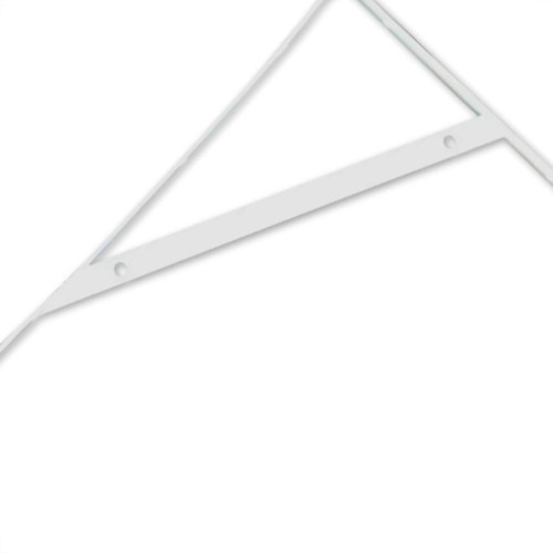 Cantoneira Mao Francesa R.C.A Leve Branco 30Cm - Kit C/12 Unidades Cantoneira Mao Francesa R.C.A Leve Branco 30Cm - Kit C/12 Unidades