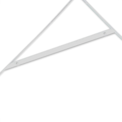 Cantoneira Mao Francesa R.C.A Leve Branco 40Cm - Kit C/12 Unidades Cantoneira Mao Francesa R.C.A Leve Branco 40Cm - Kit C/12 Unidades