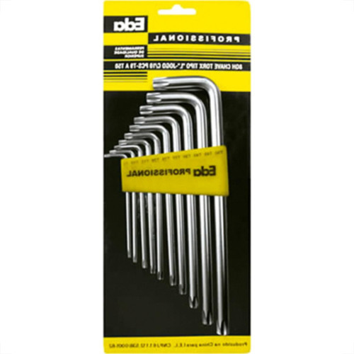 Jogo Chave Torx L C/Furo 10Pc Eda 8Qh Jogo Chave Torx L C/Furo 10Pc Eda 8Qh